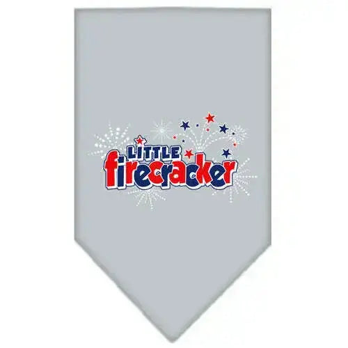 Little-Firecracker-Screen-Print-Bandana-Grey-Large-GreatEagleInc-318939331