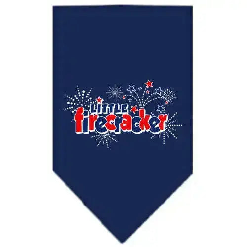 Little-Firecracker-Screen-Print-Bandana-Navy-Blue-Small-GreatEagleInc-318940730