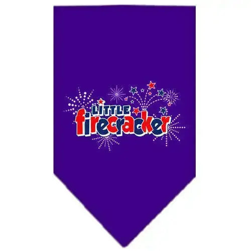 Little-Firecracker-Screen-Print-Bandana-Purple-Small-GreatEagleInc-318940990
