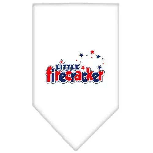 Little-Firecracker-Screen-Print-Bandana-White-Small-GreatEagleInc-318941272