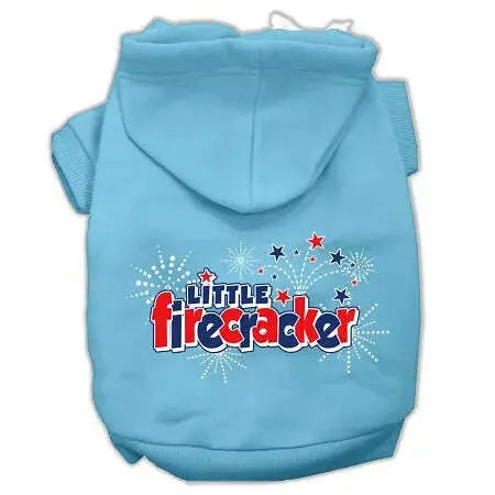 Little-Firecracker-Screen-Print-Pet-Hoodies-Baby-Blue-Xxxl-GreatEagleInc-333723025