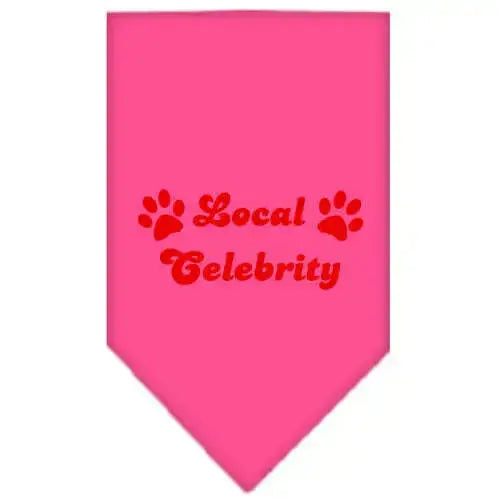 Local-Celebrity-Screen-Print-Bandana-Bright-Pink-Large-GreatEagleInc-318941564