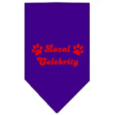 Local-Celebrity-Screen-Print-Bandana-Purple-Large-GreatEagleInc-318942274