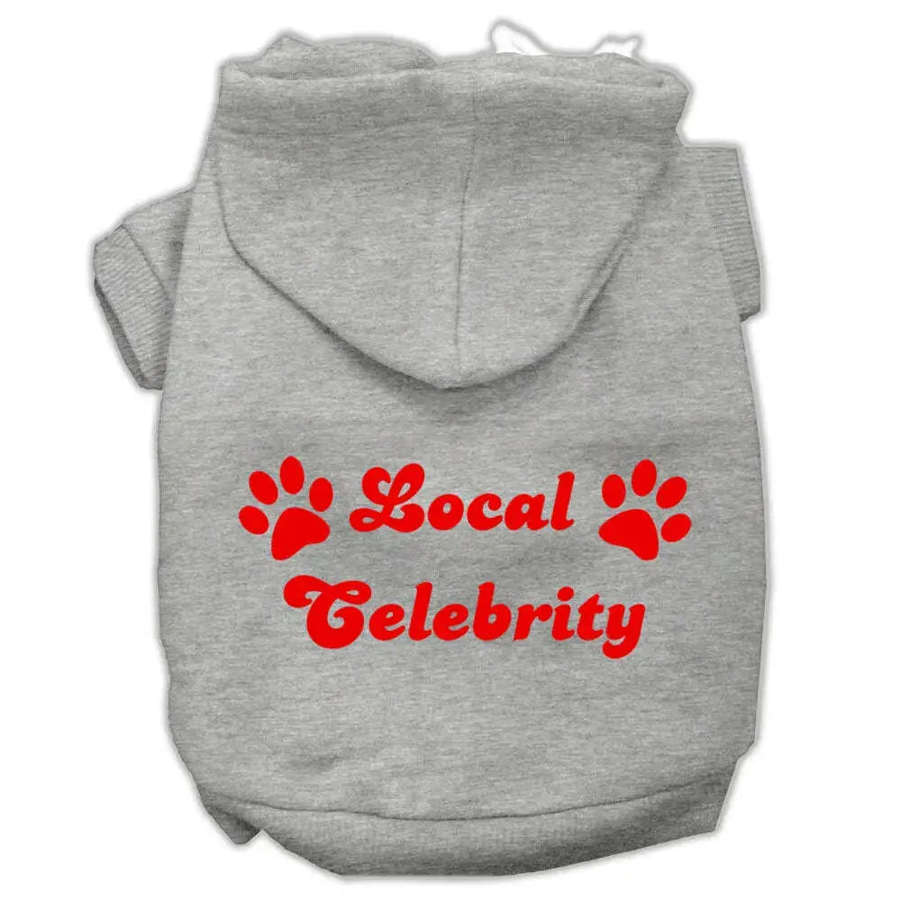 Local-Celebrity-Screen-Print-Pet-Hoodies-Grey-Size-Xl-GreatEagleInc-333894222