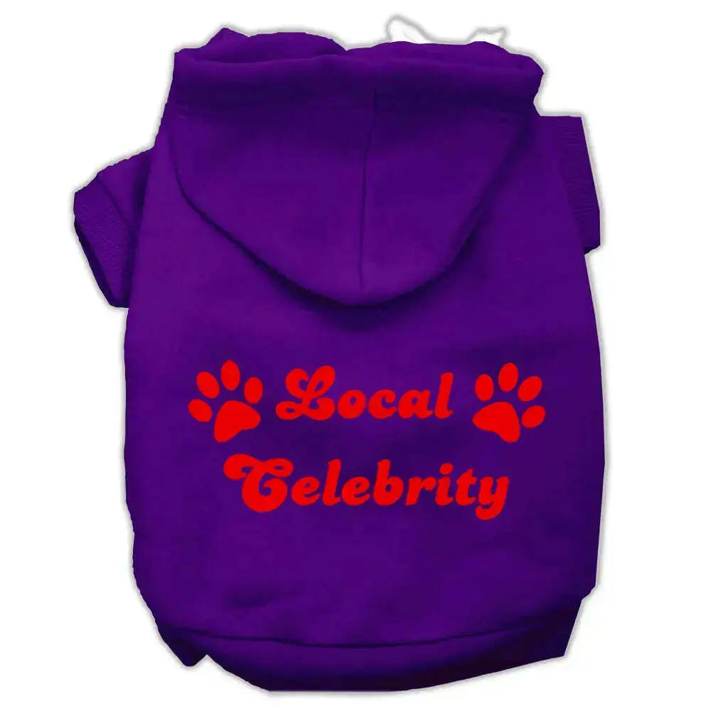 Local-Celebrity-Screen-Print-Pet-Hoodies-Purple-Size-Lg-GreatEagleInc-320151734