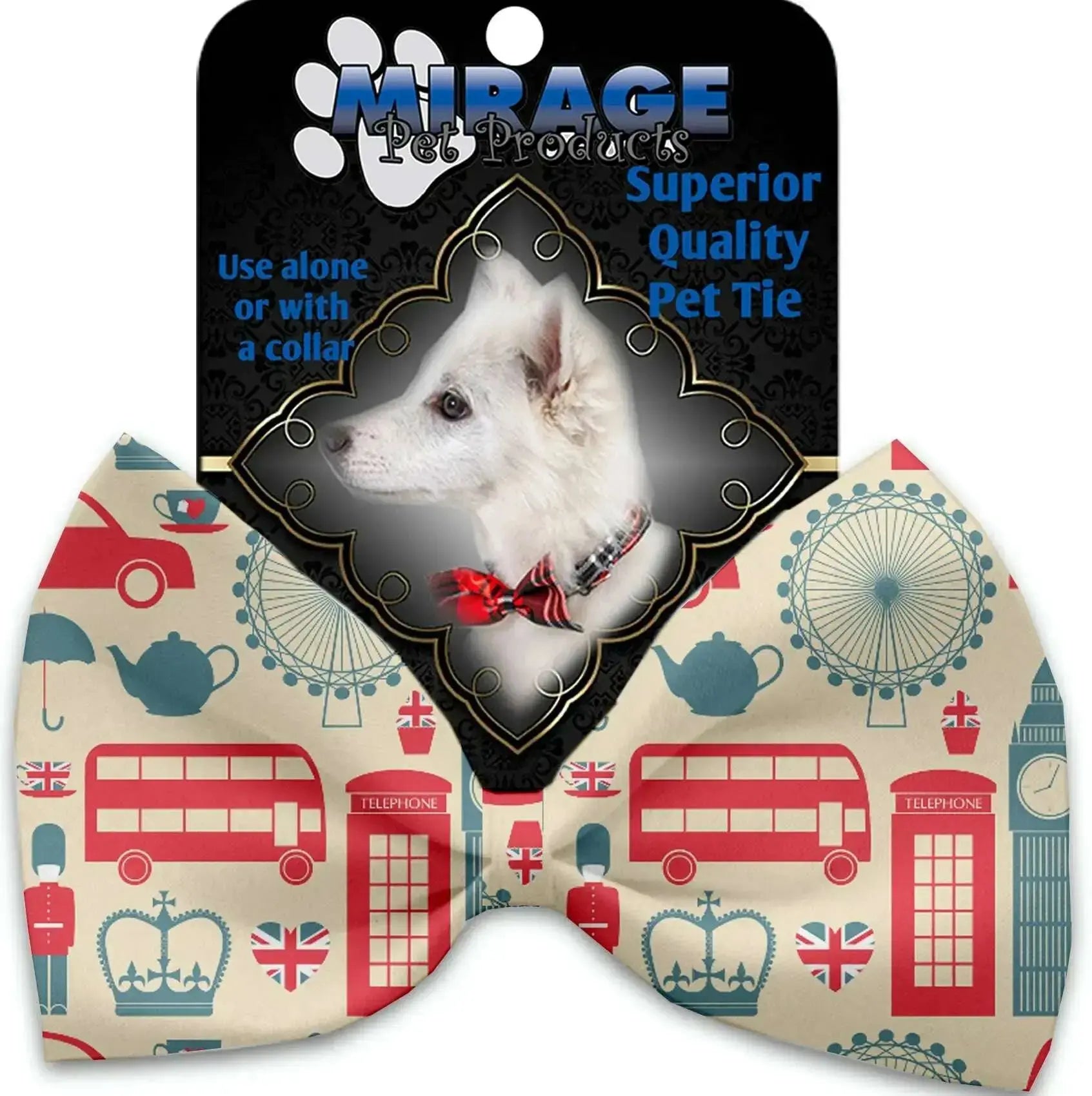 London-Love-Pet-Bow-Tie-Collar-Accessory-With-Velcro-GreatEagleInc-318779138