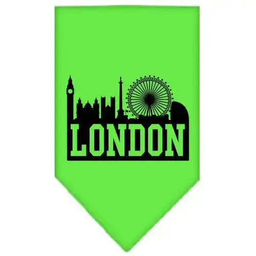 London-Skyline-Screen-Print-Bandana-Light-Pink-Small-GreatEagleInc-318502132