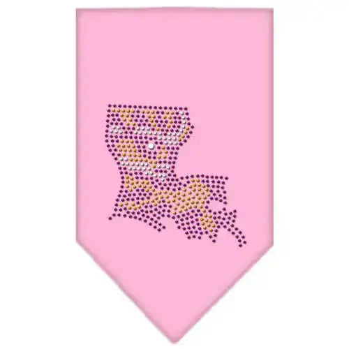 Louisiana-Rhinestone-Bandana-Light-Pink-Small-GreatEagleInc-319022964