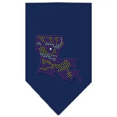Louisiana-Rhinestone-Bandana-Navy-Blue-Large-GreatEagleInc-319024185