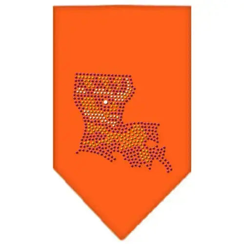 Louisiana-Rhinestone-Bandana-Orange-Small-GreatEagleInc-319022783