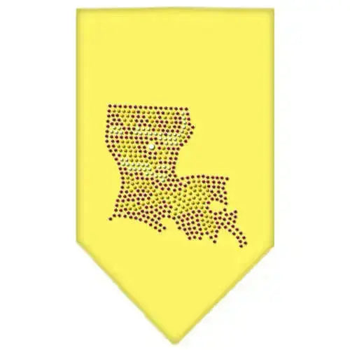 Louisiana-Rhinestone-Bandana-Yellow-Small-GreatEagleInc-319134120