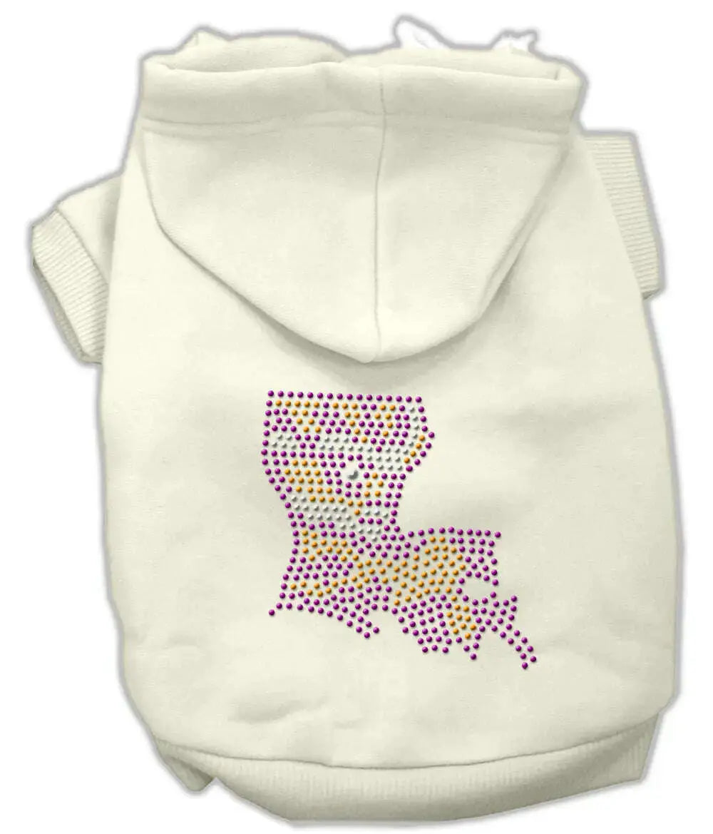 Louisiana-Rhinestone-Hoodie-Cream-Xl-GreatEagleInc-333678095