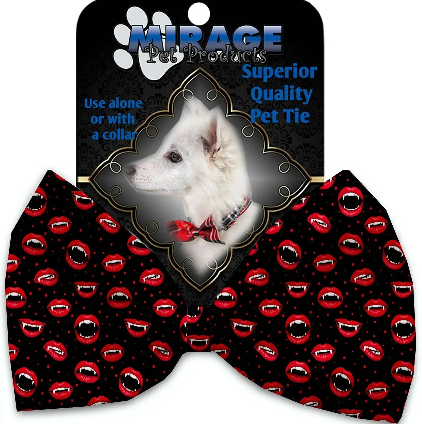 Love-Bites-Pet-Bow-Tie-Collar-Accessory-With-Velcro-GreatEagleInc-320195780