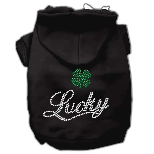 Lucky-Rhinestone-Hoodies-Black-S-GreatEagleInc-319596398