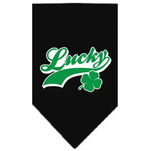Lucky-Swoosh-Screen-Print-Bandana-Black-Small-GreatEagleInc-318945059