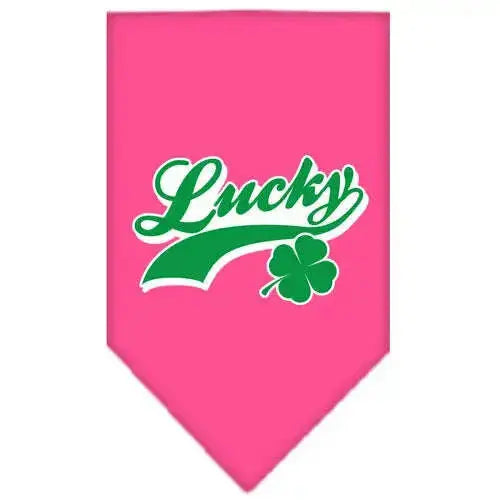 Lucky-Swoosh-Screen-Print-Bandana-Bright-Pink-Small-GreatEagleInc-318945192