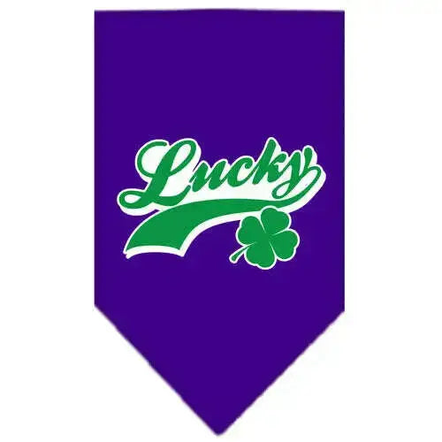 Lucky-Swoosh-Screen-Print-Bandana-Purple-Large-GreatEagleInc-318944532