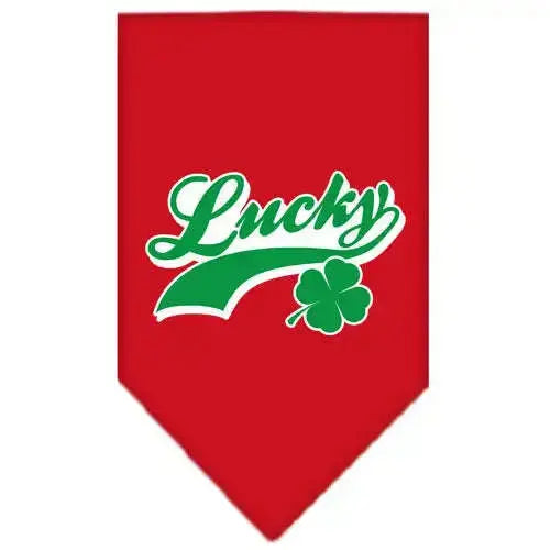 Lucky-Swoosh-Screen-Print-Bandana-Red-Small-GreatEagleInc-318945997