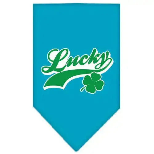 Lucky-Swoosh-Screen-Print-Bandana-Turquoise-Large-GreatEagleInc-318944710