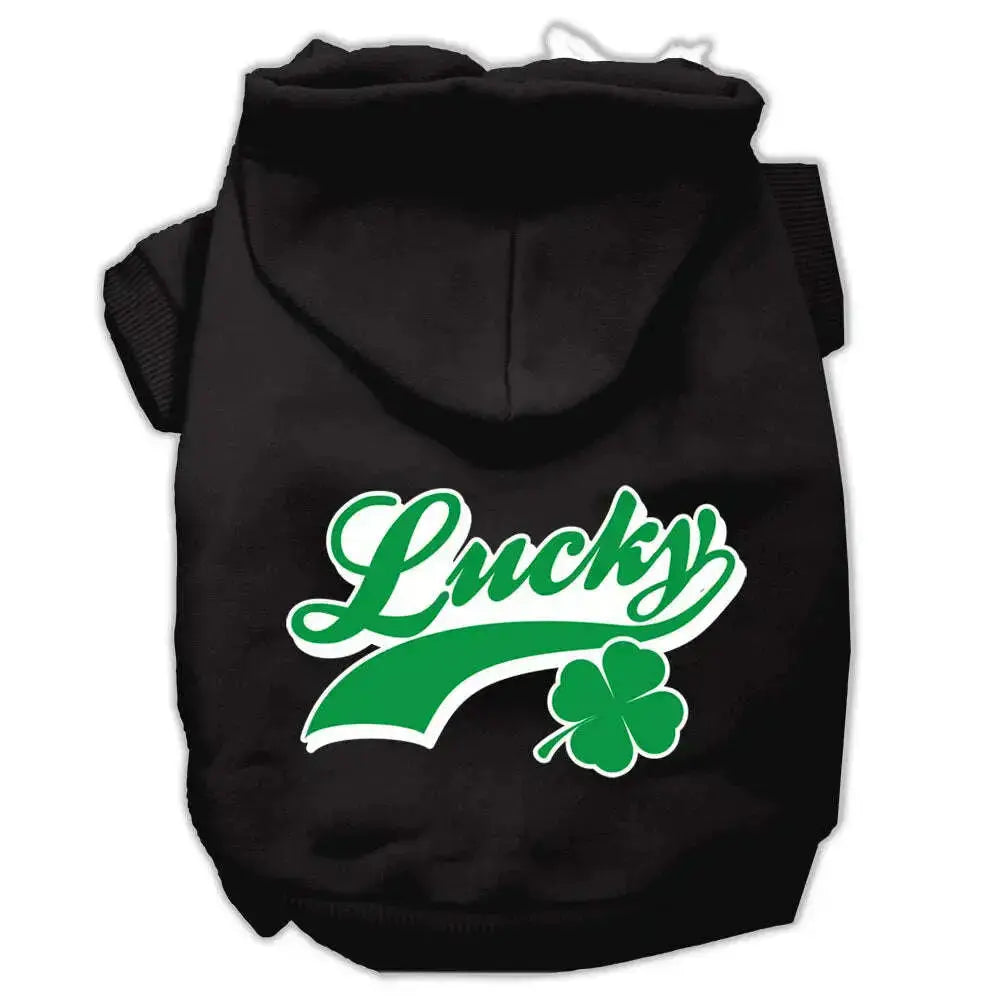 Lucky-Swoosh-Screen-Print-Pet-Hoodies-Black-Size-Med-GreatEagleInc-319686162