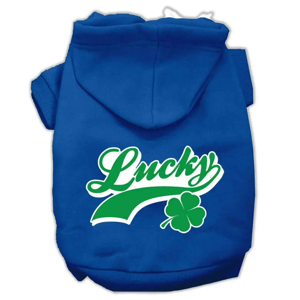 Lucky-Swoosh-Screen-Print-Pet-Hoodies-Blue-Size-Med-GreatEagleInc-319686037
