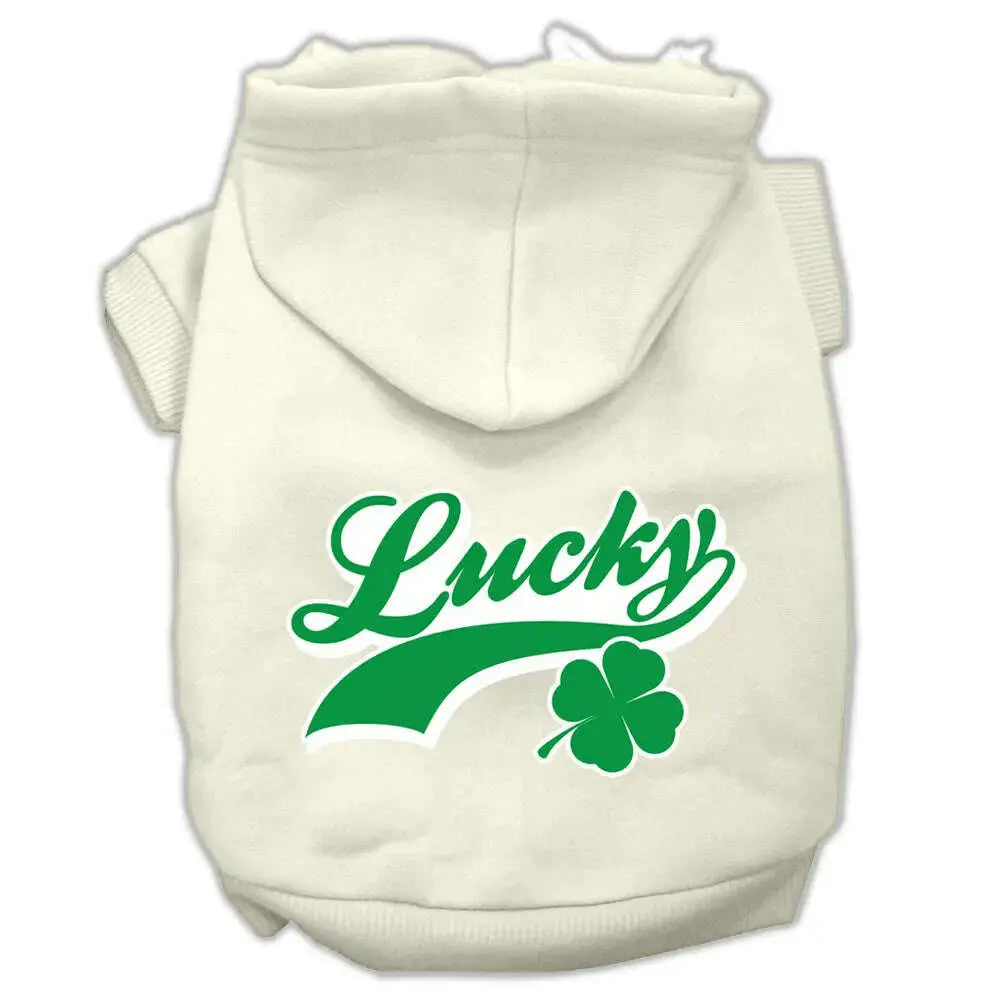 Lucky-Swoosh-Screen-Print-Pet-Hoodies-Cream-Size-Xxl-GreatEagleInc-319784874