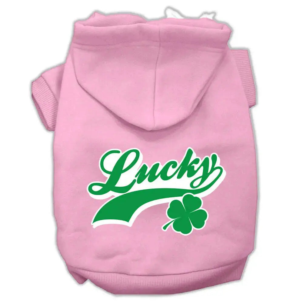 Lucky-Swoosh-Screen-Print-Pet-Hoodies-Light-Pink-Size-Sm-GreatEagleInc-319684522