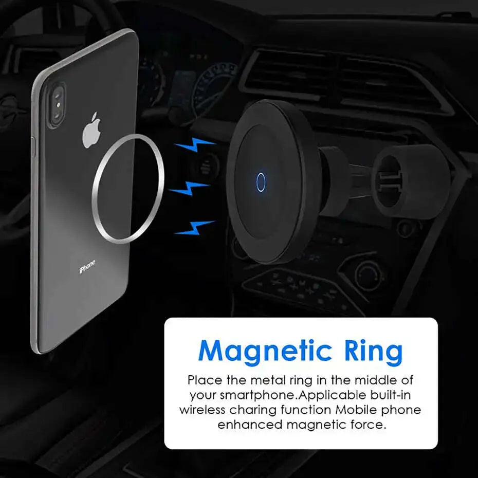 Magnetic-Wireless-Car-Charger-AirVent-Mount-Compatible-With-For-Magsafe-iPhone-12-ProMax-Mini-15W-Fast-Charging-Car-Phone-Holder-GreatEagleInc-334089034