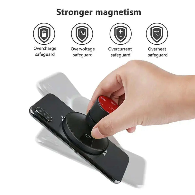 Magnetic-Wireless-Car-Charger-AirVent-Mount-Compatible-With-For-Magsafe-iPhone-12-ProMax-Mini-15W-Fast-Charging-Car-Phone-Holder-GreatEagleInc-334089135
