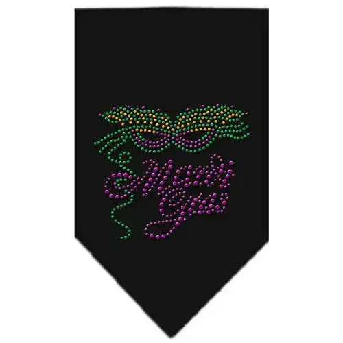 Mardi-Gras-Rhinestone-Bandana-Black-Large-GreatEagleInc-319132423