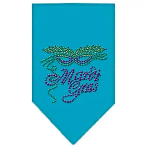 Mardi-Gras-Rhinestone-Bandana-Turquoise-Large-GreatEagleInc-319131718