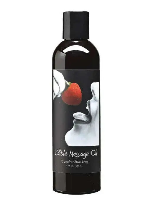 Massage-Oil-Edible-Strawberry-8-Oz-Earthly-Body-334022233