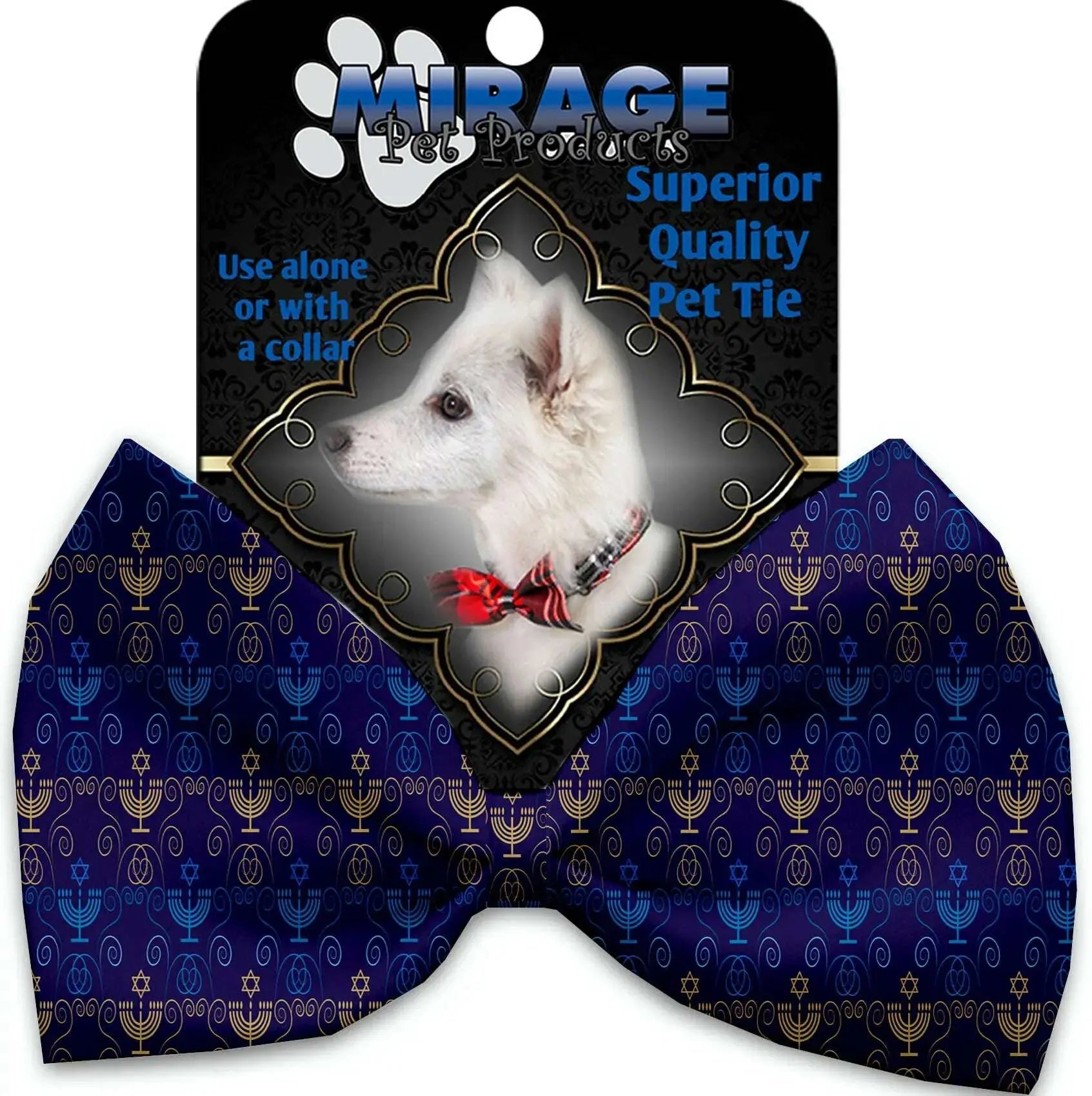 Menorah-Madness-Pet-Bow-Tie-Collar-Accessory-With-Velcro-GreatEagleInc-320197624