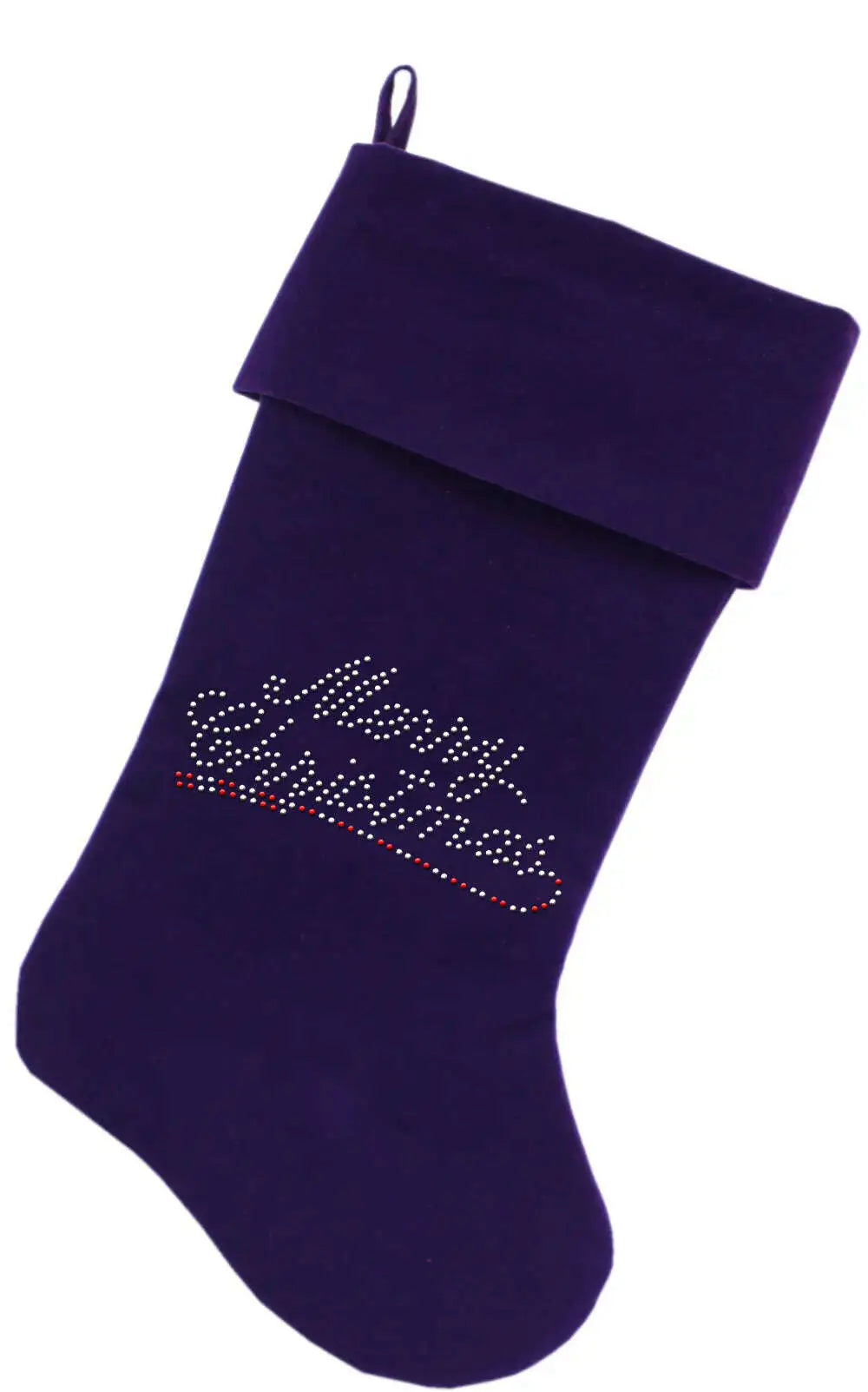 Merry-Christmas-Rhinestone-18-Inch-Velvet-Christmas-Stocking-Purple-GreatEagleInc-319868448