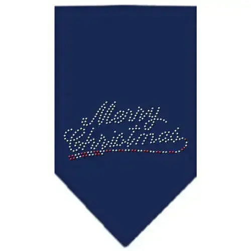 Merry-Christmas-Rhinestone-Bandana-Navy-Blue-Large-GreatEagleInc-319047698