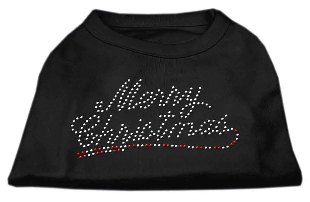 Merry-Christmas-Rhinestone-Shirt-Black-Xxl-GreatEagleInc-319937396