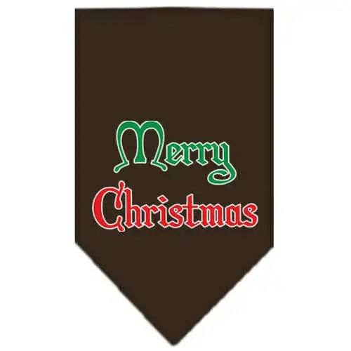 Merry-Christmas-Screen-Print-Bandana-Cocoa-Large-GreatEagleInc-319828936