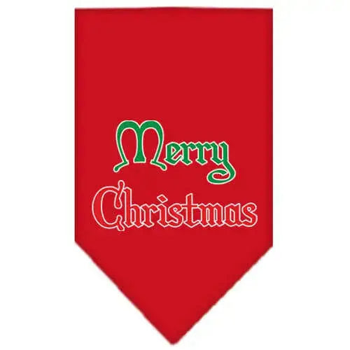 Merry-Christmas-Screen-Print-Bandana-Red-Large-GreatEagleInc-319828267