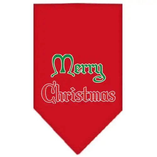 Merry-Christmas-Screen-Print-Bandana-Red-Small-GreatEagleInc-319826846