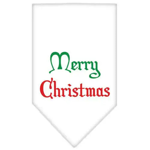 Merry-Christmas-Screen-Print-Bandana-White-Small-GreatEagleInc-319826679