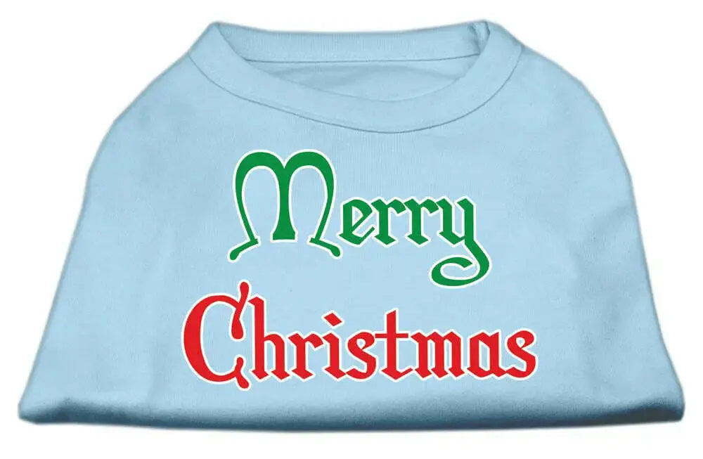 Merry-Christmas-Screen-Print-Shirt-Baby-Blue-Xxxl-GreatEagleInc-333667095