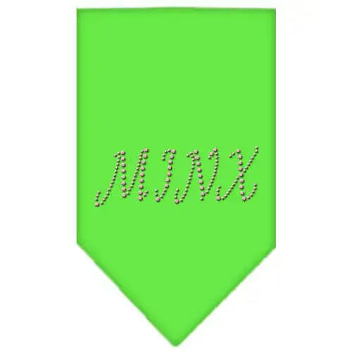 Minx-Rhinestone-Bandana-Lime-Green-Large-GreatEagleInc-319292733