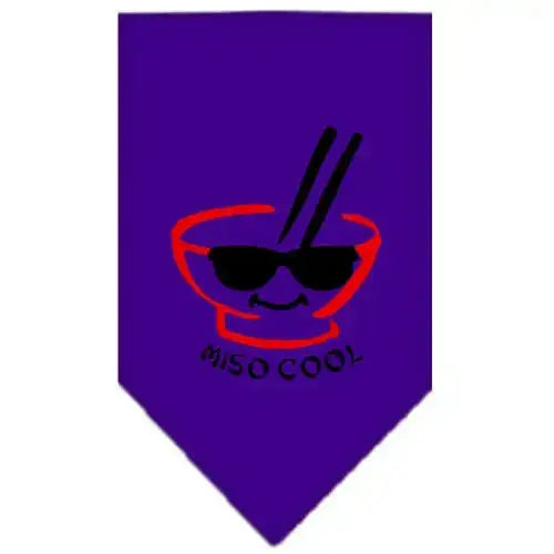 Miso-Cool-Screen-Print-Bandana-Purple-Small-GreatEagleInc-318590181