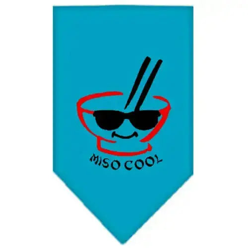 Miso-Cool-Screen-Print-Bandana-Turquoise-Small-GreatEagleInc-318590232