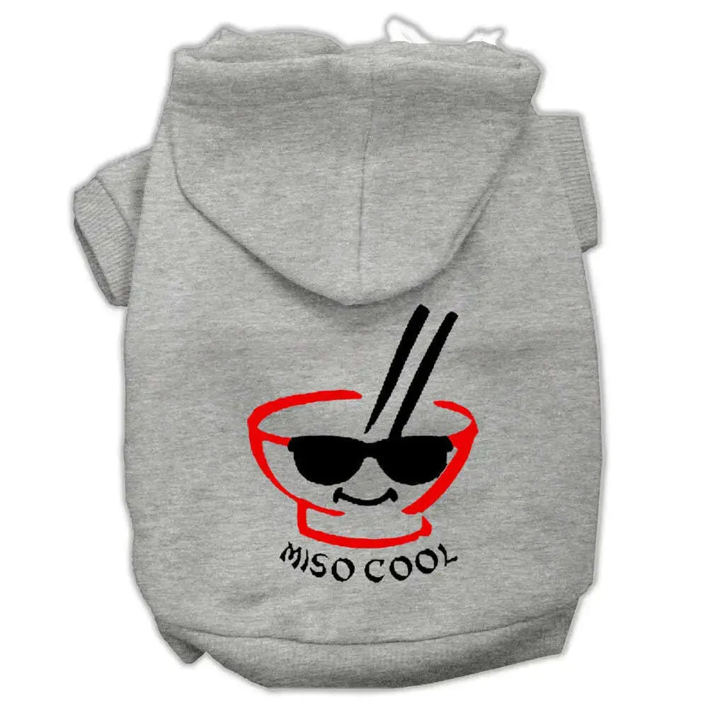 Miso-Cool-Screen-Print-Pet-Hoodies-Grey-Size-Xxl-GreatEagleInc-319965483