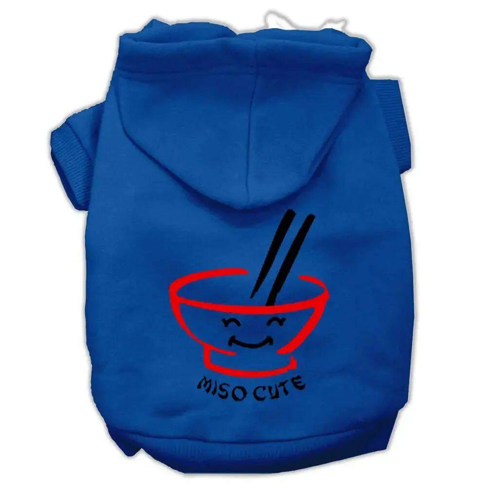 Miso-Cute-Screen-Print-Pet-Hoodies-Blue-Size-Sm-GreatEagleInc-333839729