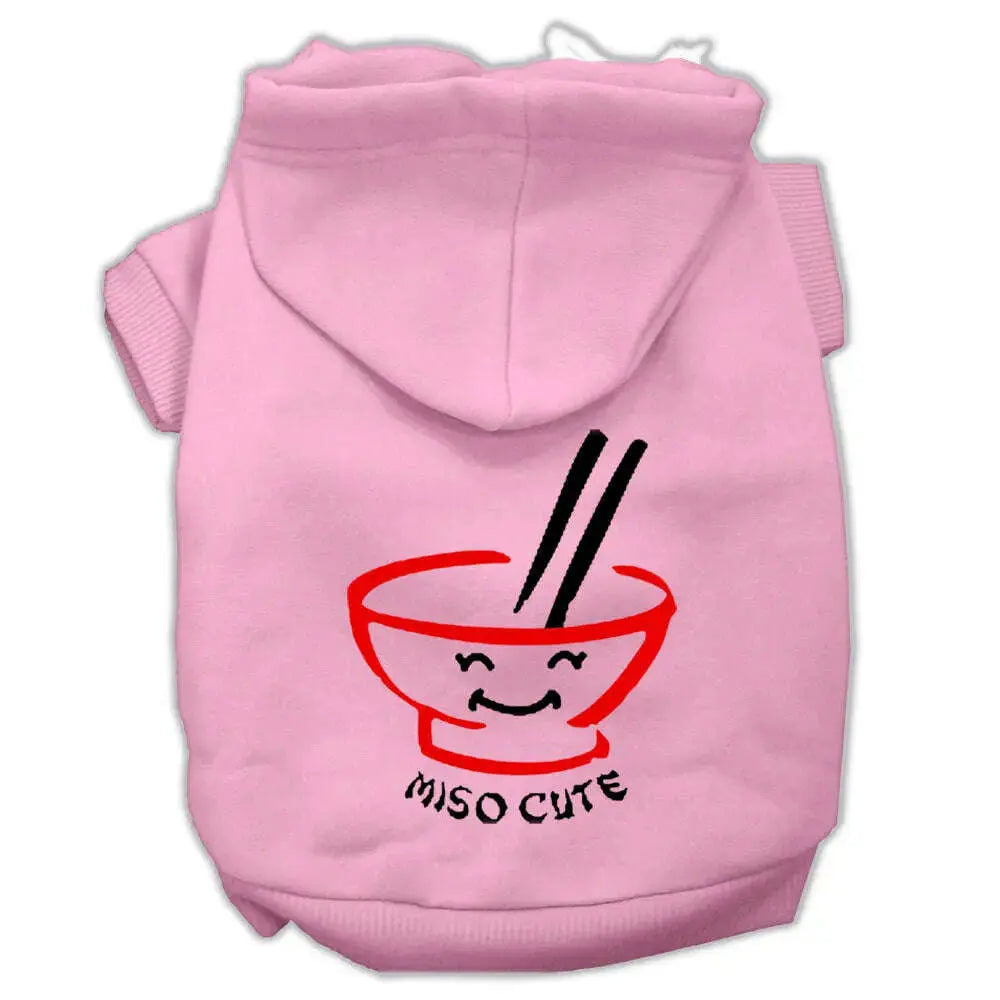 Miso-Cute-Screen-Print-Pet-Hoodies-Pink-Size-Lg-GreatEagleInc-333748554