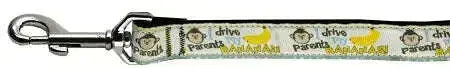 Monkey-Madness-Nylon-Ribbon-Pet-Leash-1-Wide-6ft-GreatEagleInc-318904592