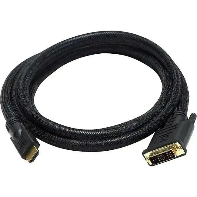 Monoprice-6ft-24AWG-CL2-High-Speed-HDMI-to-DVI-Adapter-Cable-w-Net-Jacket-Black-Monoprice_-Inc-334865155