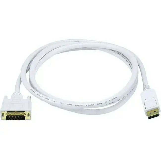 Monoprice-6ft-28AWG-DisplayPort-to-DVI-Cable-White-Monoprice_-Inc-334550839